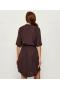 Жіноча сукня-сорочка EMPORIO ARMANI EW000817 AF20252 brown