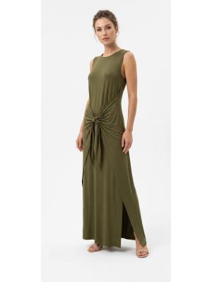 Жіноча довга сукня EMPORIO ARMANI EW003413 AF2024 hacki