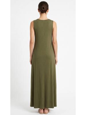Жіноча довга сукня EMPORIO ARMANI EW003413 AF2024 hacki