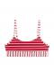 Раздельный купальник в полоску Beach Bunny Emerson B19140T2-red