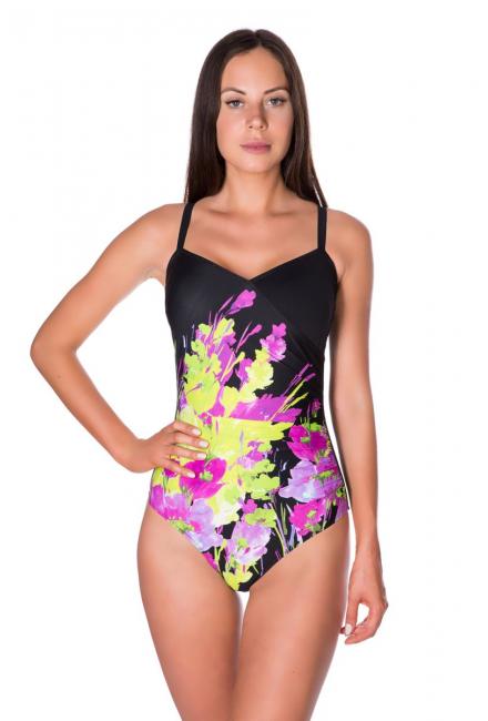 Слитный купальник с боковой драпировкой Bip-bip Plage Exotique Breeze 