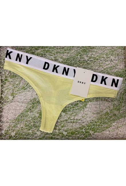Труси стрінги DKNY Cozy boyfriend DK4529-lime