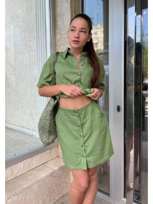 Женский костюм рубашка с юбкой Jolie 6075-g