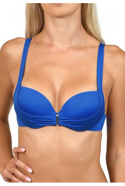 Лиф от купальника Push-up синий с драпировкой Lisca 40318 GRAN CANARIA-b