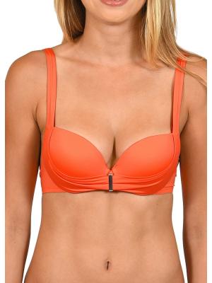 Лиф от купальника Push-up оранжевый с драпировкой Lisca 40318 GRAN CANARIA-o