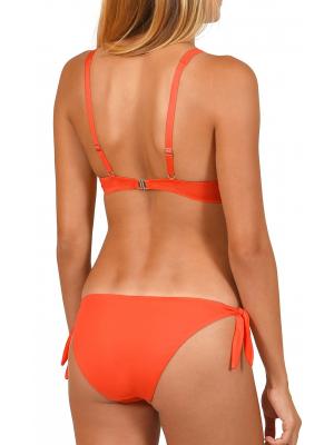 Лиф от купальника Push-up оранжевый с драпировкой Lisca 40318 GRAN CANARIA-o