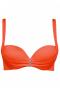 Лиф от купальника Push-up оранжевый с драпировкой Lisca 40318 GRAN CANARIA-o