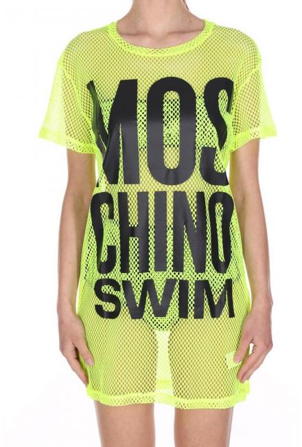 Футболка-туника из сетки Moschino A1905 2104L Футболка-туника из сетки Moschino A1905 2104L