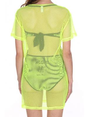 Футболка-туника из сетки Moschino A1905 2104L
