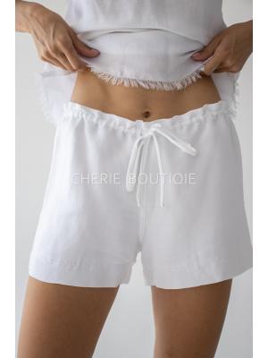 Шорти Nicole Olivier DENON white