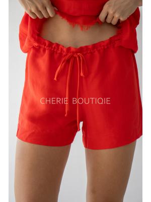Шорти Nicole Olivier DENON red