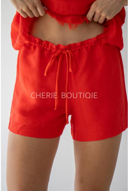 Шорти Nicole Olivier DENON red
