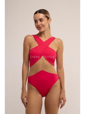 Слитный купальник Nicole Olivier Tamarin Fushia