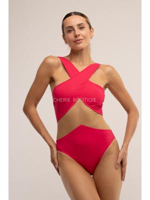 Слитный купальник Nicole Olivier Tamarin Fushia