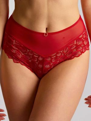 Трусики з високою посадкою Panache Allure 10764 Red