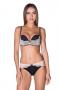 Трусики с контрастным кружевом Rose&Petal RP49018