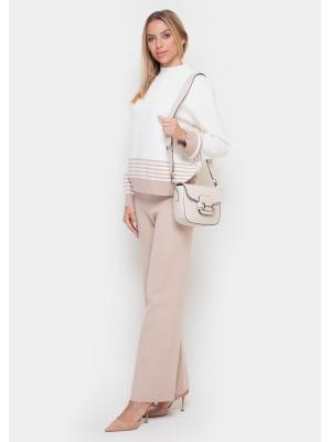 Жіночий костюм (Світер, брюки) 102-2485T-87-Milk/beige