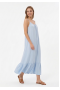 Сукня максі на бретелях Samange 304-2168-blue Сукня максі на бретелях Samange 304-2168-blue
