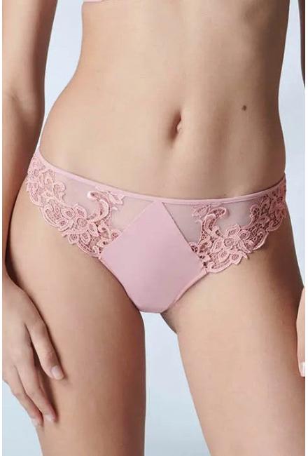 Стринги с гипюровыми вставками по бокам Simone Perele SAG 15C700-347