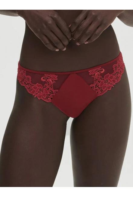 Стринги с гипюровыми вставками по бокам Simone Perele SAG 15C700-459