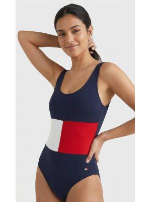 Суцільний купальник у спортивному стилі Tommy Hilfiger 450058